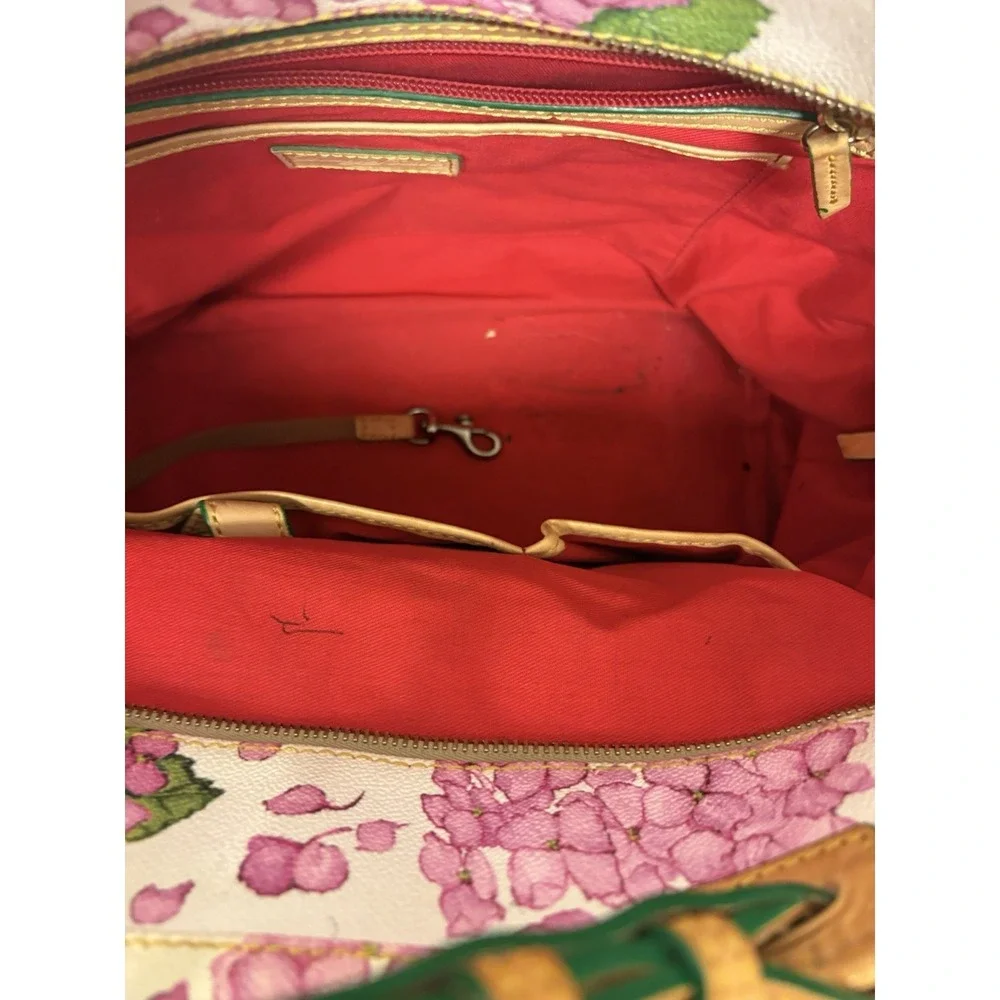 Dooney Bourke Pink Hydrangea Tote - Picture 12 of 12